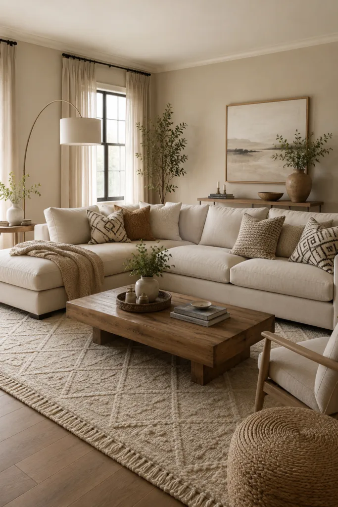 Neutral Color Living Room