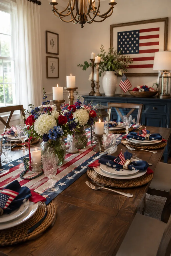 Patriotic Dining Room Decor