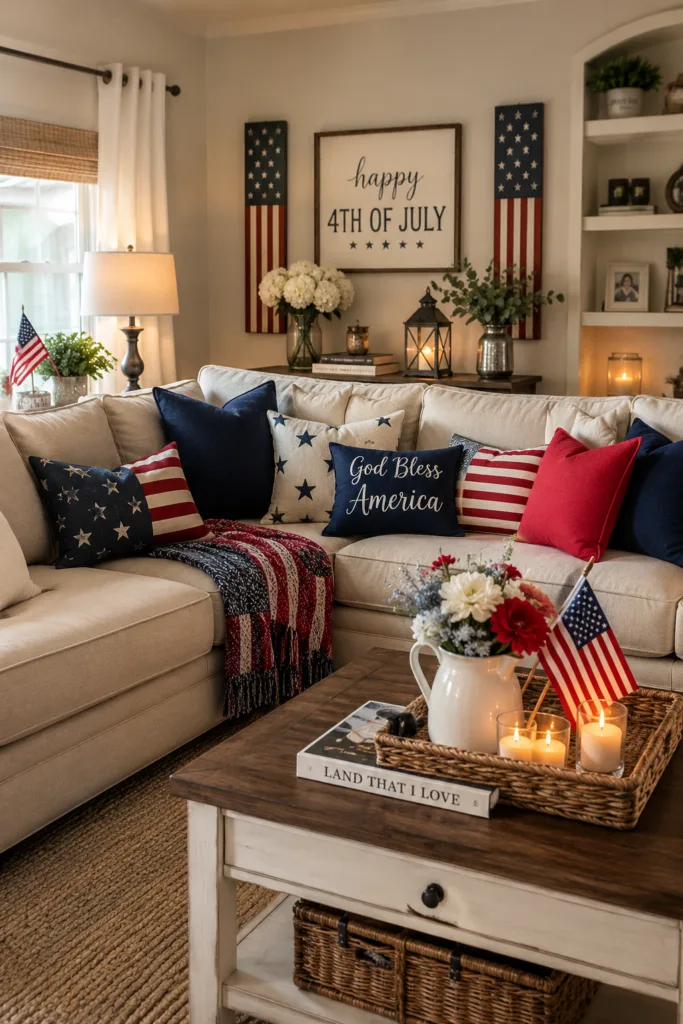 Patriotic Living Room Decor