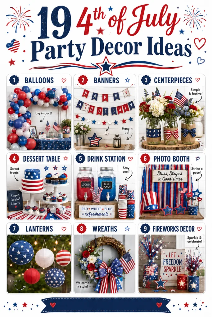 Patriotic Photo Booth Backdrop