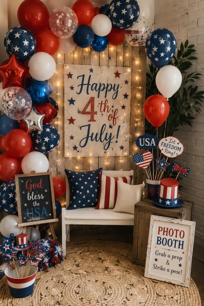Patriotic Photo Booth Corner