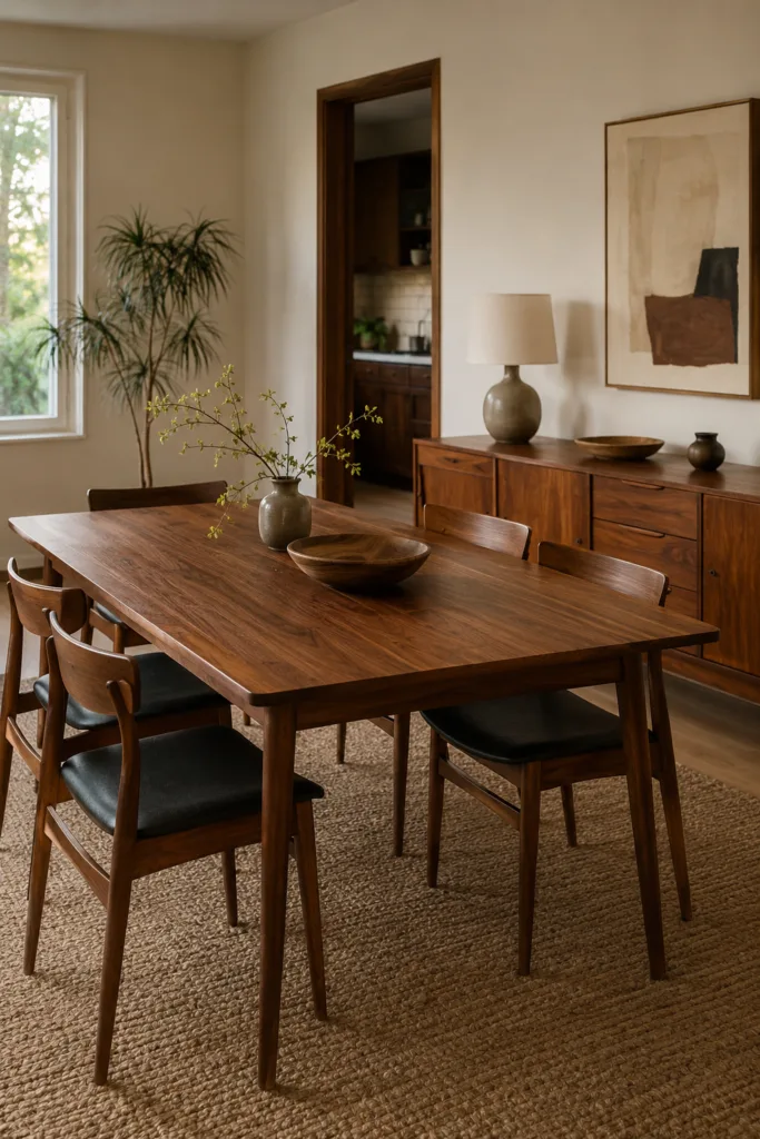 Start With A Clean Wooden Dining Table