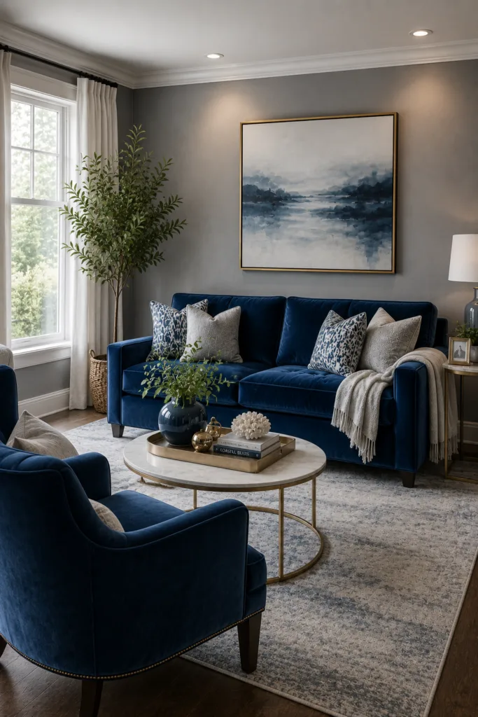 Try Blue Velvet Furniture