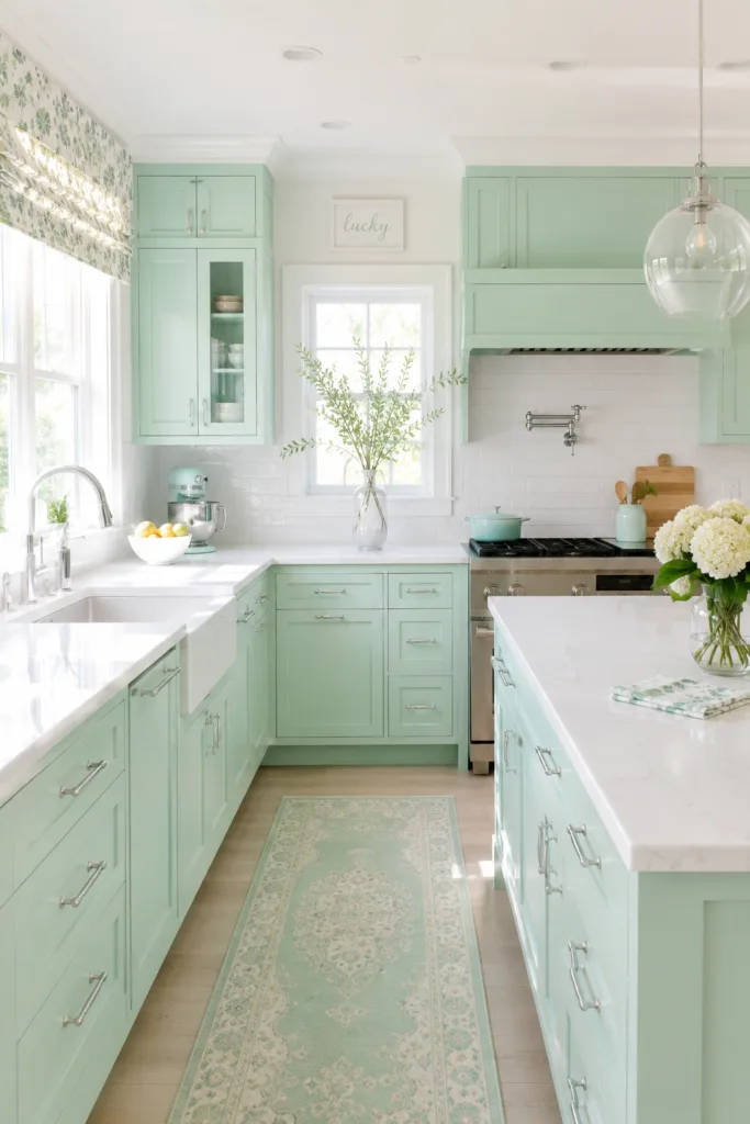 Try Mint Green for a Fresh Feel