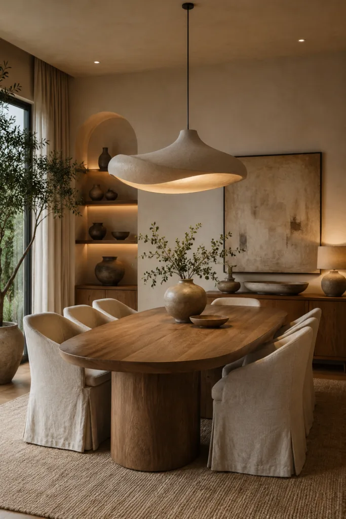 Use A Sculptural Pendant Light