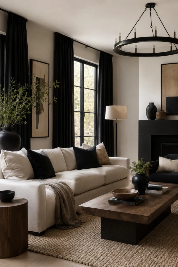 Use Contrasting Curtains Carefully