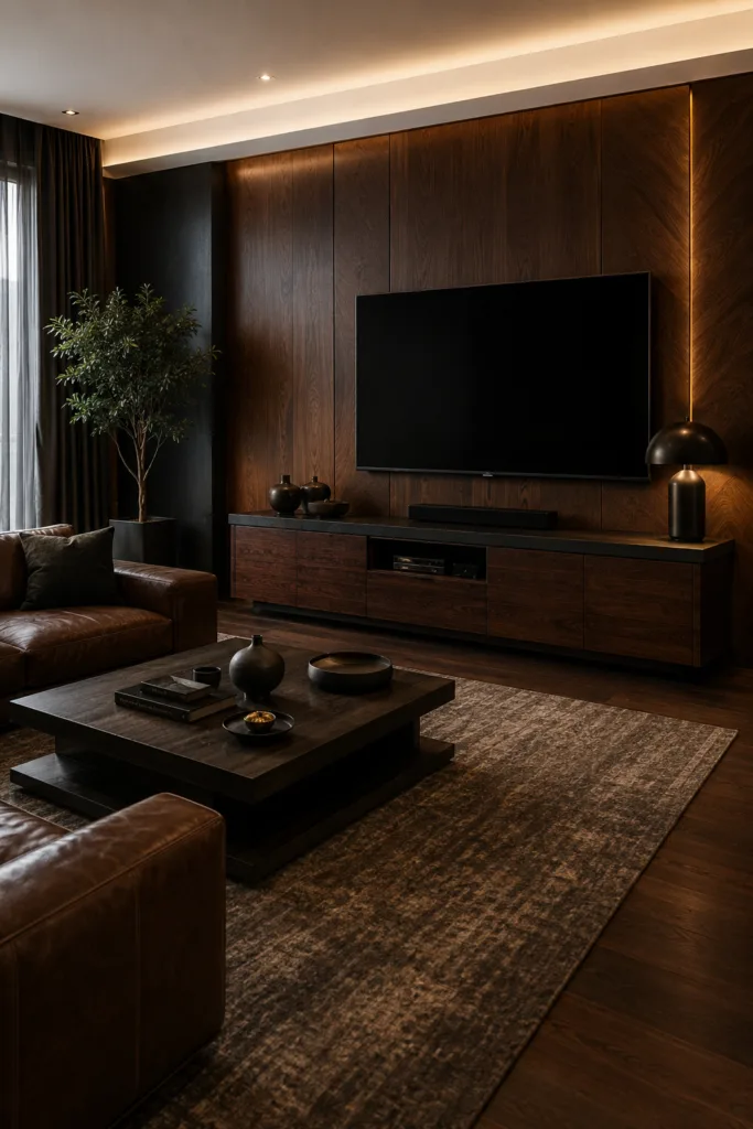 Use Dark Wood For Depth