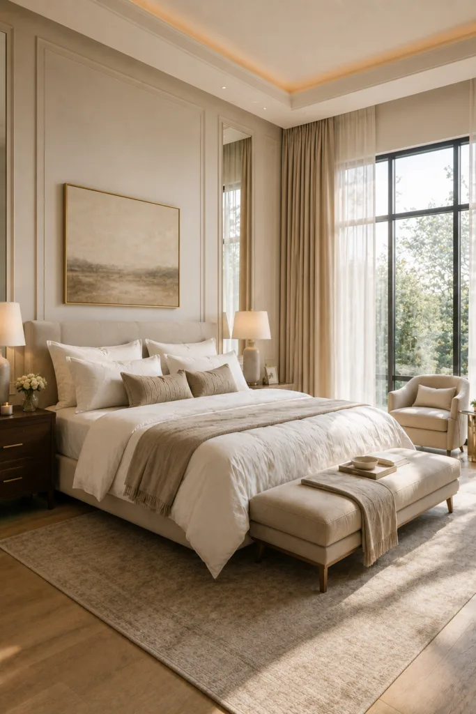 Use Floor-To-Ceiling Curtains