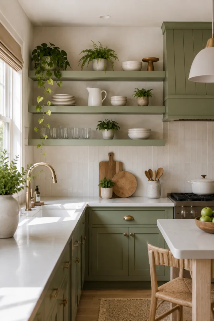 Use Green Open Shelving