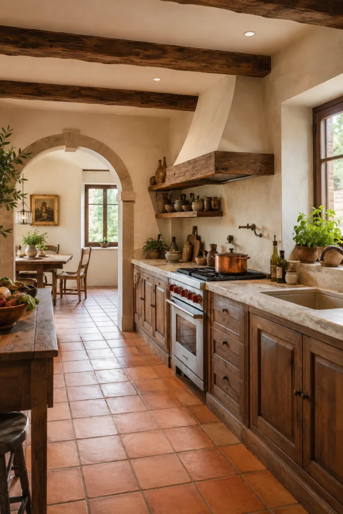 . Use Terracotta Floor Tiles
