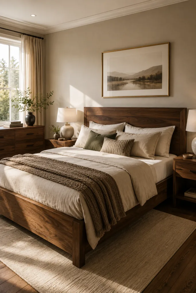 Use Warm Wood Furniture