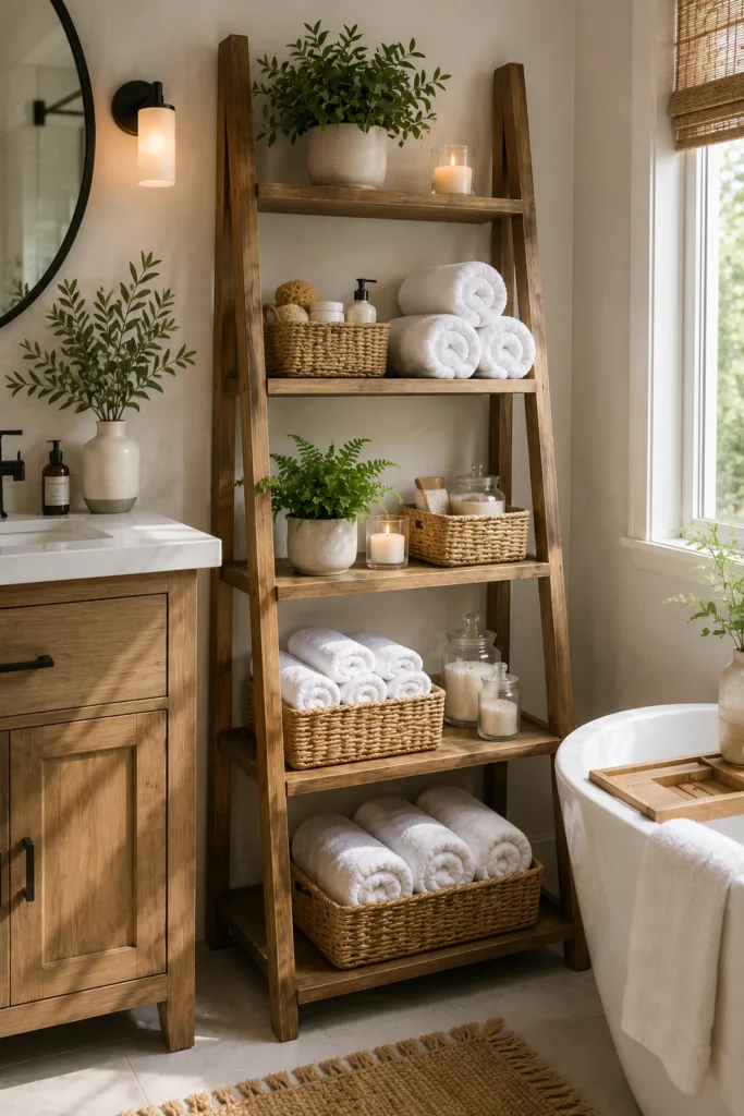 Use Woven Storage Baskets