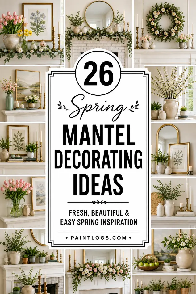 26 Spring Mantel Decorating Ideas for a Fresh Seasonal Look