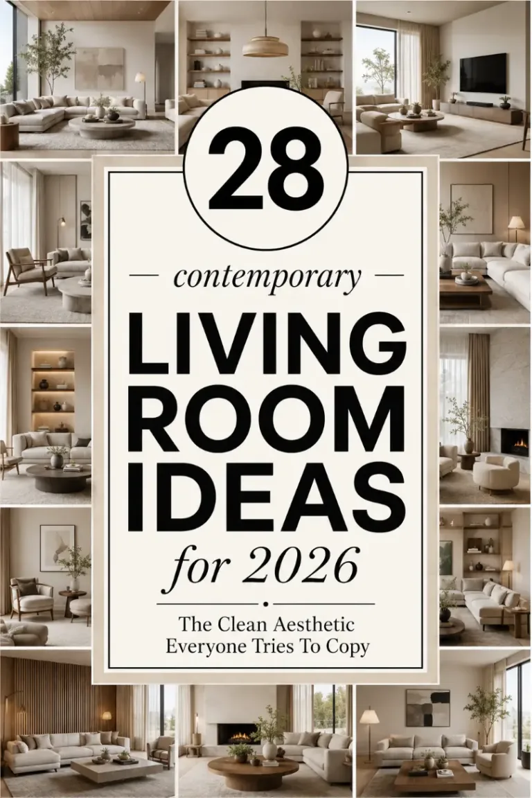 28 Contemporary Living Room Ideas