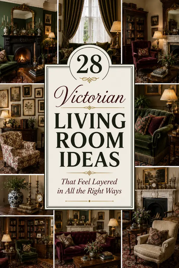 28 Victorian Living Room Ideas That Feel Layered and Timeless
