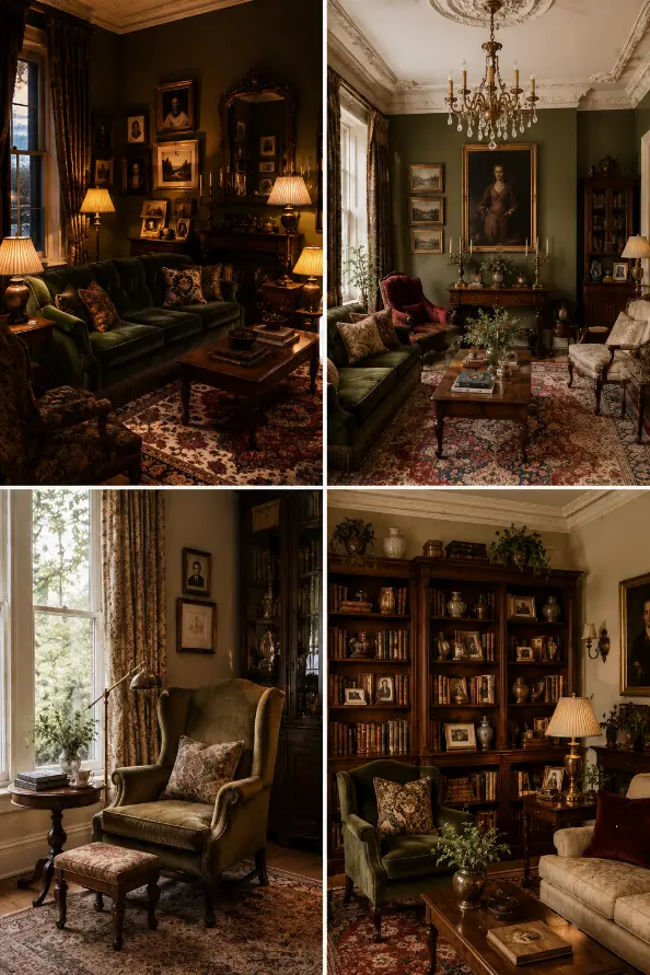 4 Layered Victorian Living Room Decorating Ideas