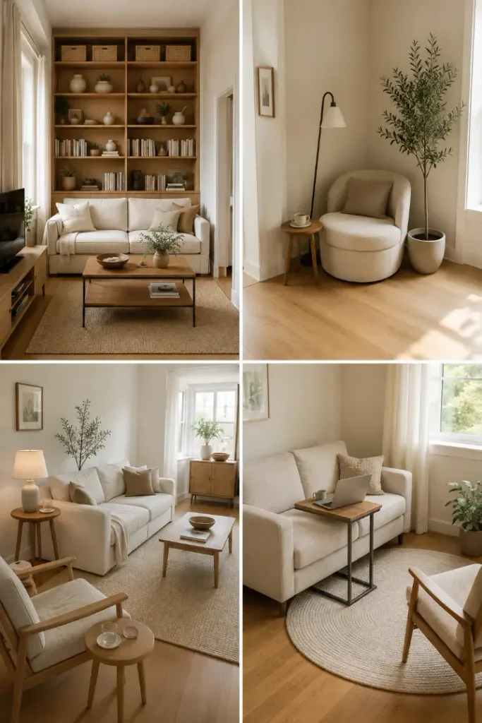 4 Smart Space-Saving Furniture Ideas for Small Living Rooms