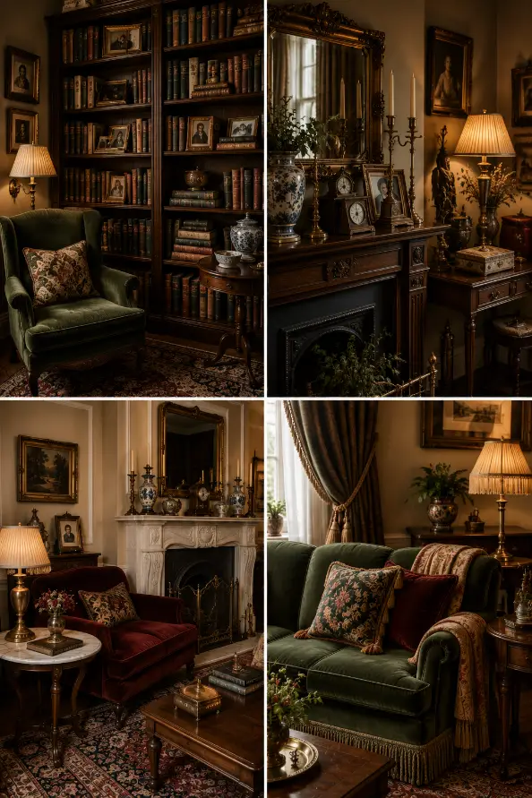 4 Victorian Living Room Wall and Window Ideas