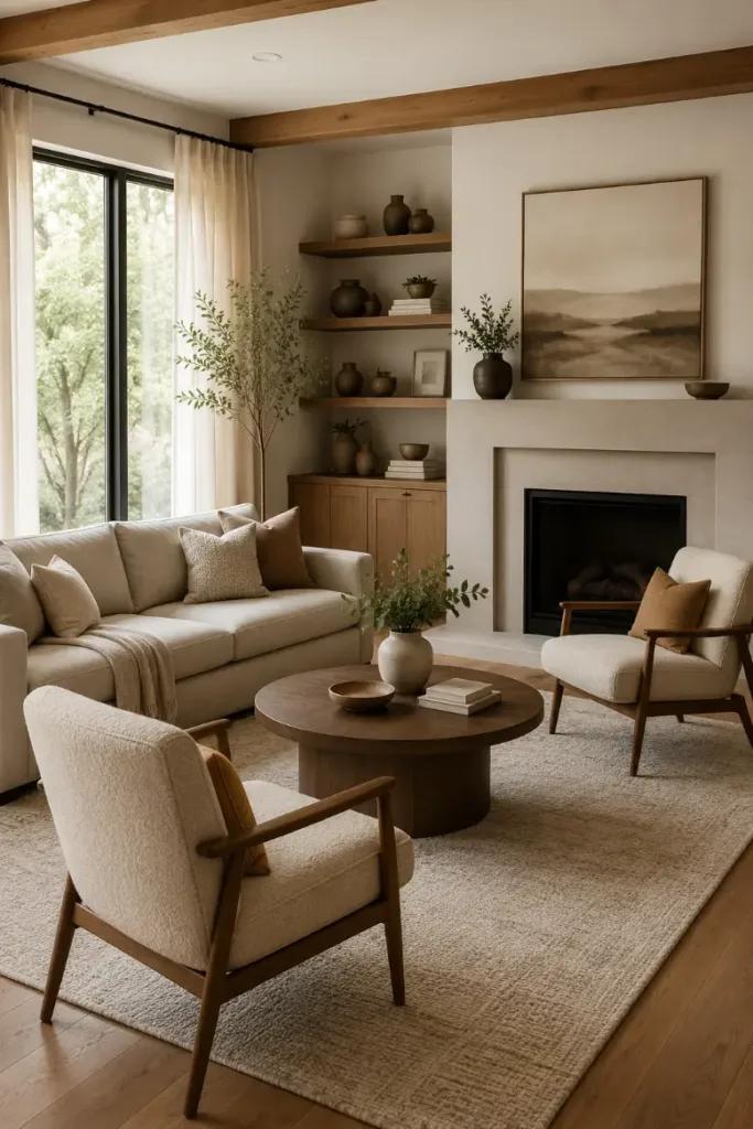 Accent Chair Living Room Seating Idea