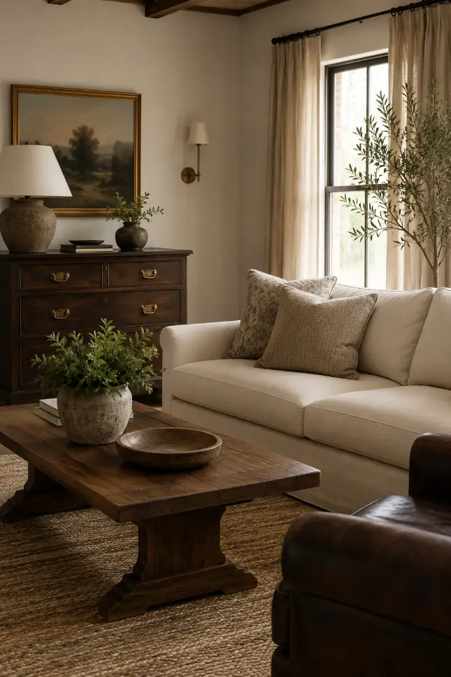 Brown Furniture Is Back in Modern Farmhouse Style