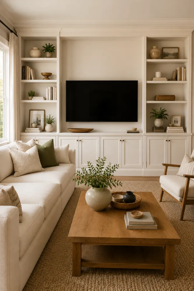  Built-In Shelves With Closed Storage Ideas