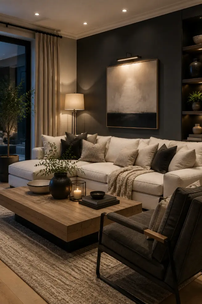 Charcoal Gray Living Room Ideas for a Modern Luxury Feel
