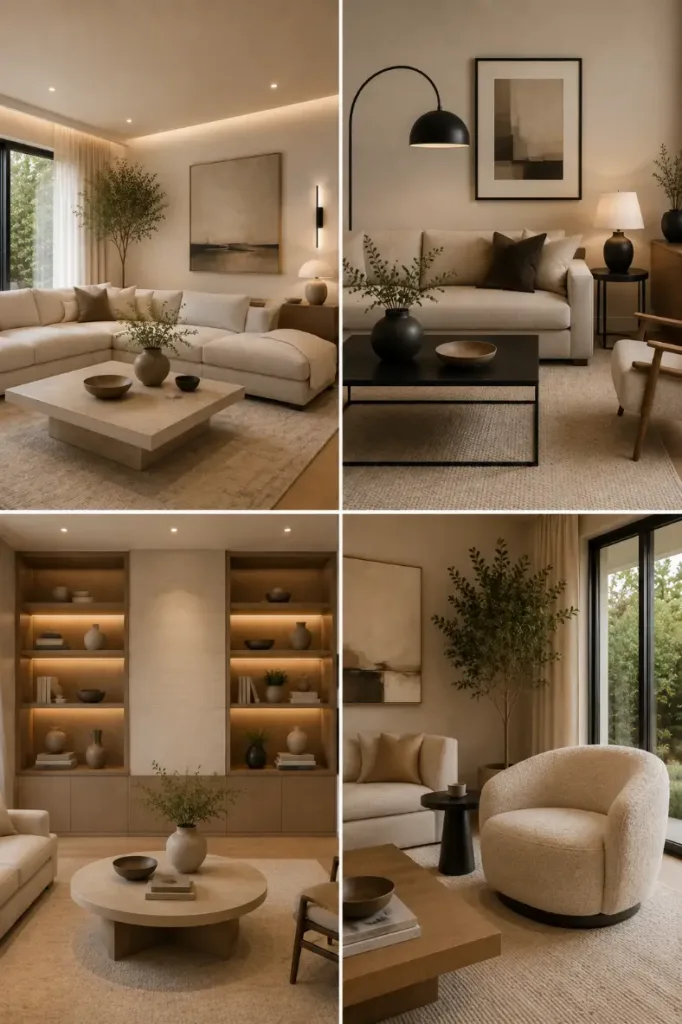 Clean Contemporary Living Room Styling Ideas