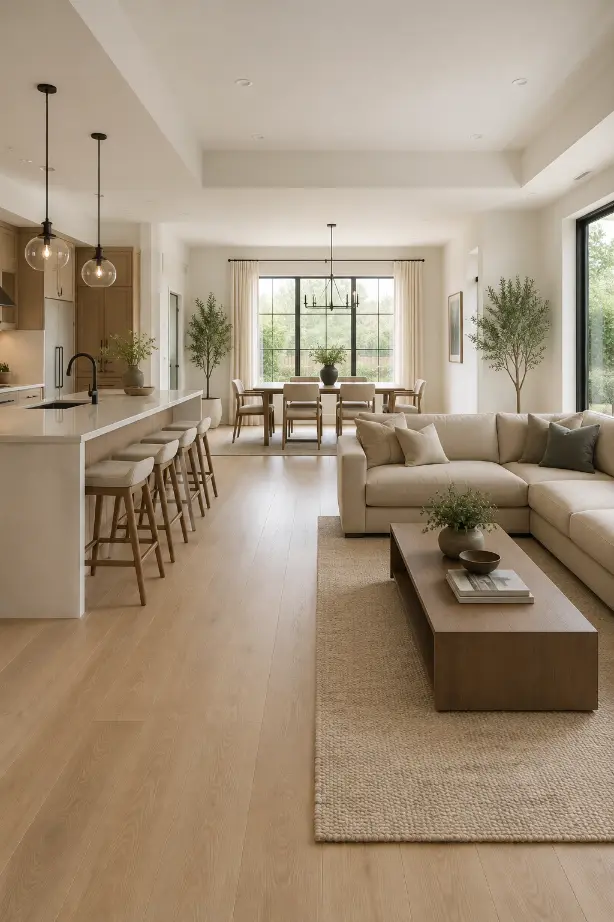 Clear Walkway Open Space Layout Idea