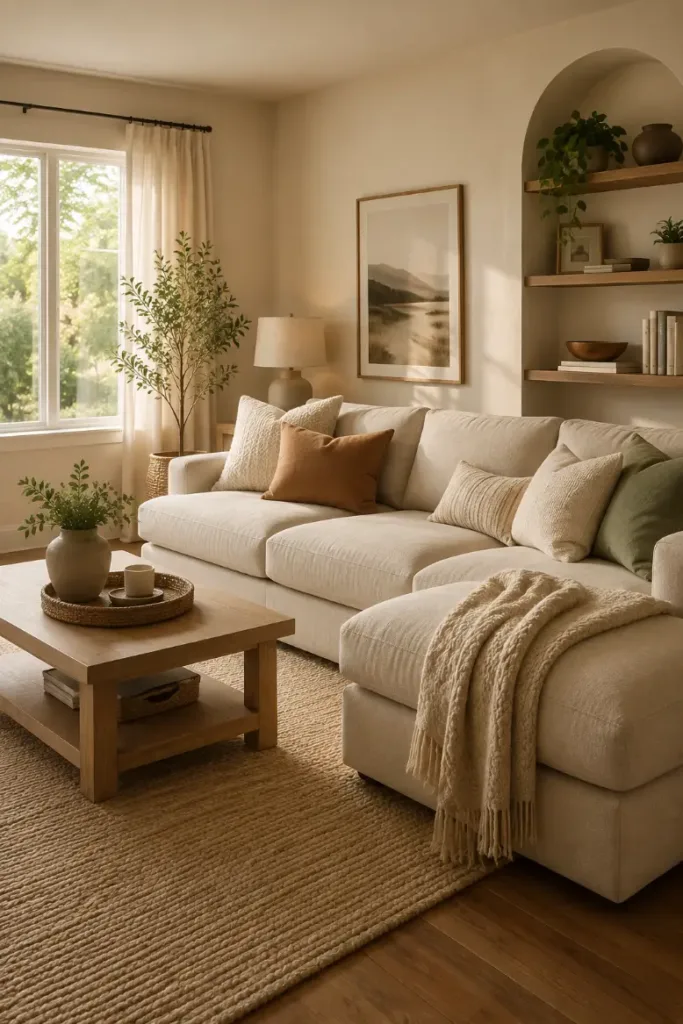 Comfortable Sofa Living Room Idea