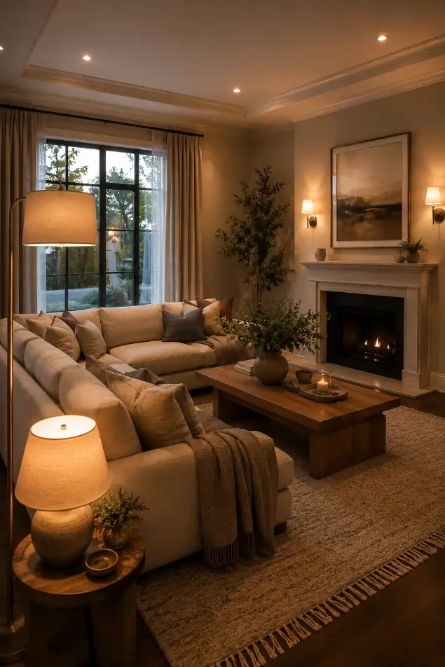 Cozy Living Room Lighting Ideas for a Warm Glow