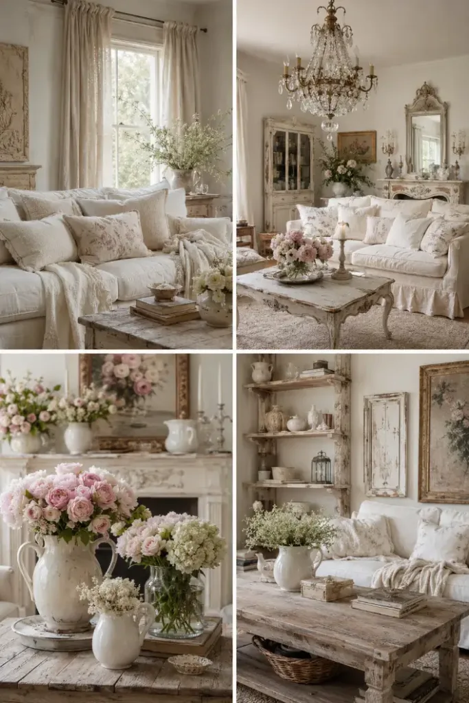 Romantic Shabby Chic Living Room Ideas