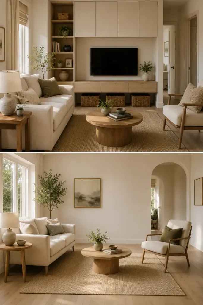 Simple Ways to Make a Small Living Room Feel Less Cluttered