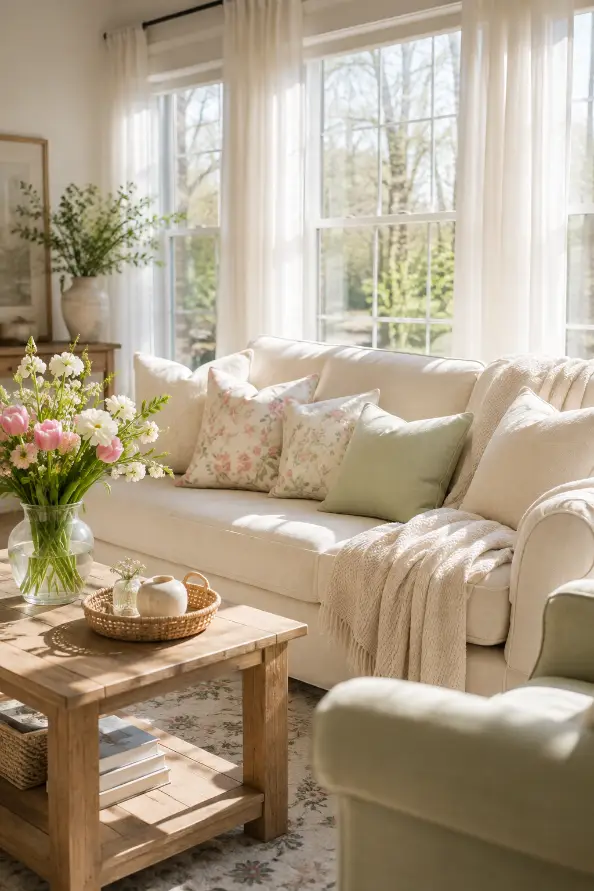 Spring Coffee Table Styling Idea