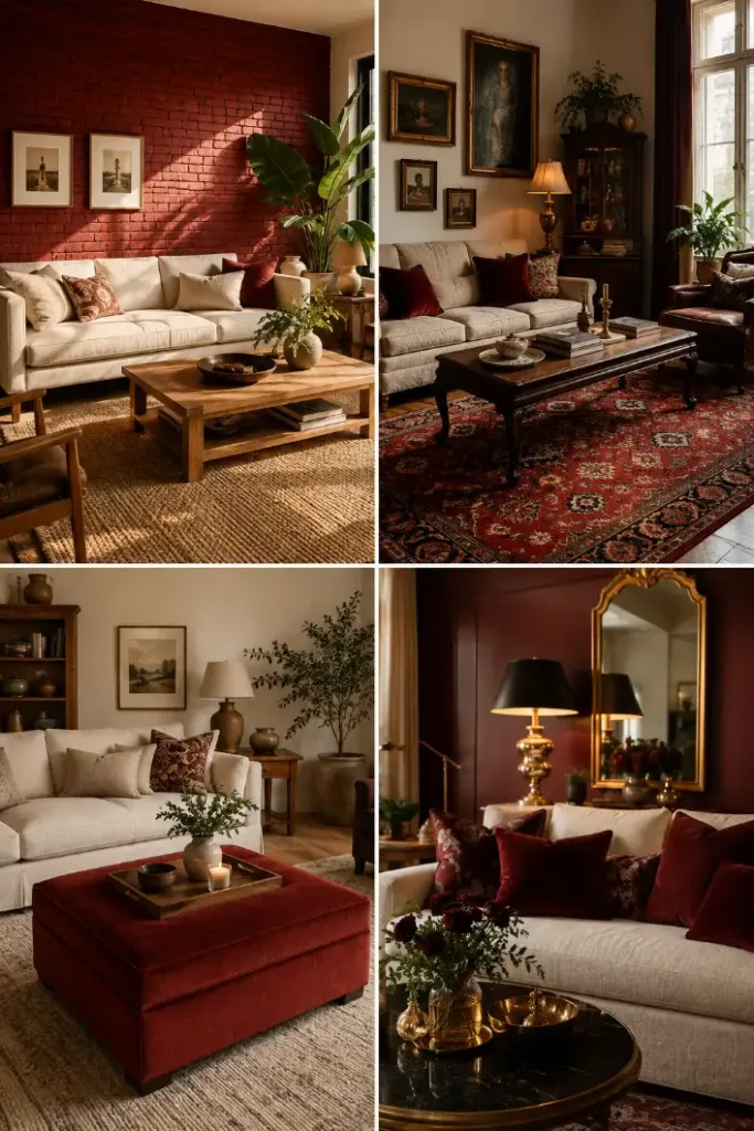 Stylish Red Living Room Ideas for Every Style