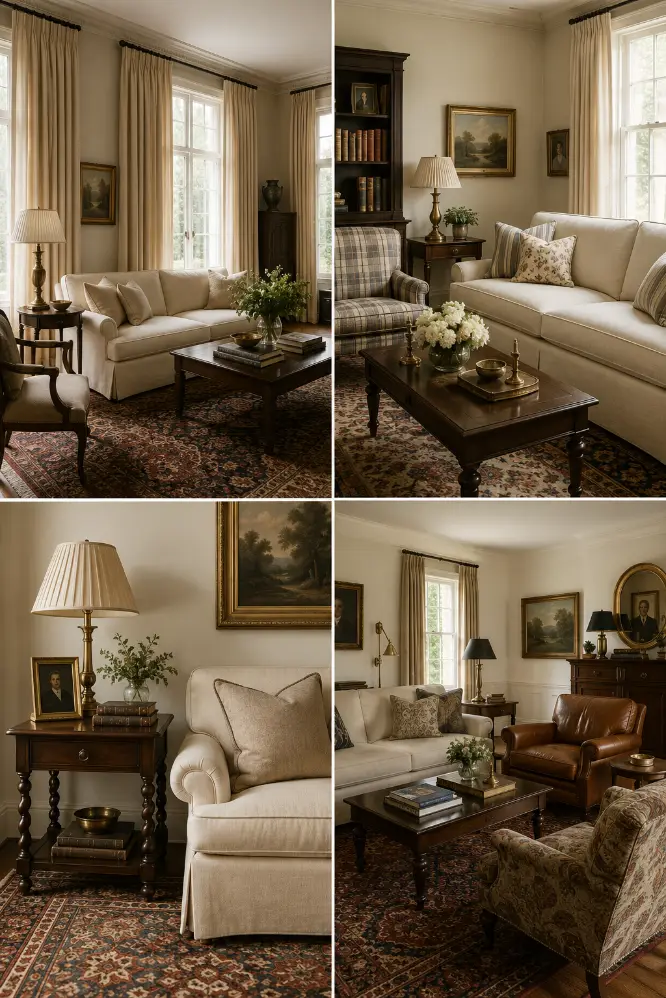 Timeless Old Money Living Room Decorating Ideas