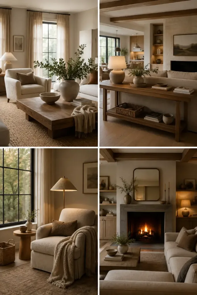 Warm Living Room Design Ideas