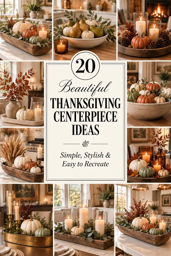 20 Beautiful Thanksgiving Centerpiece Ideas