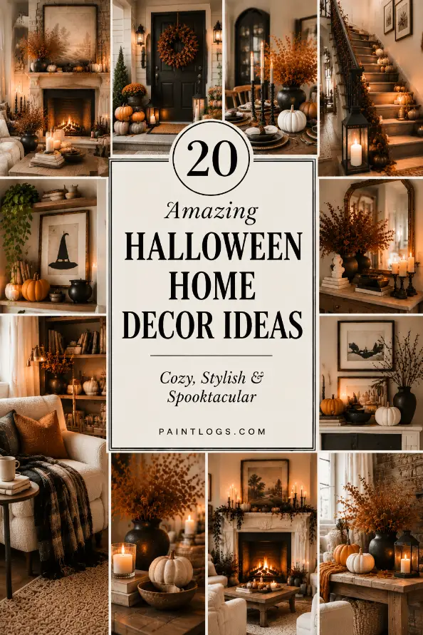 20 Halloween Home Decor Ideas for a Cozy & Stylish Spooky Home