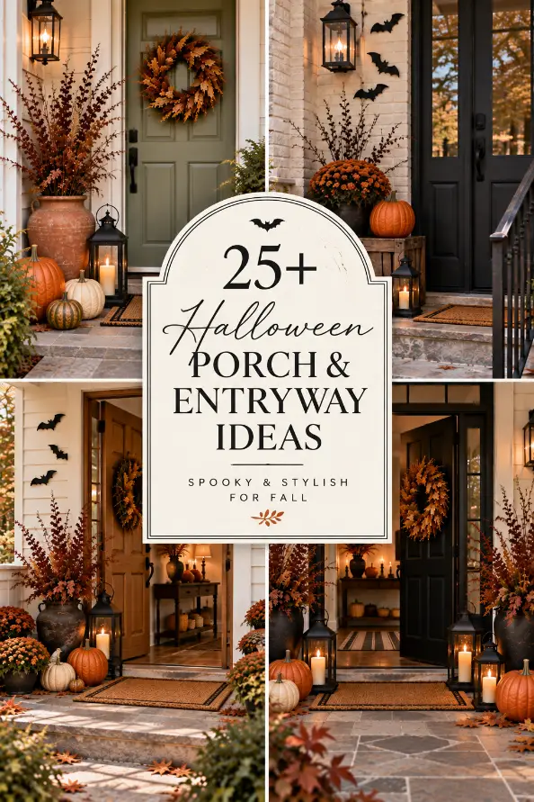 20 Halloween Porch & Entryway Ideas for a Spooky Welcome