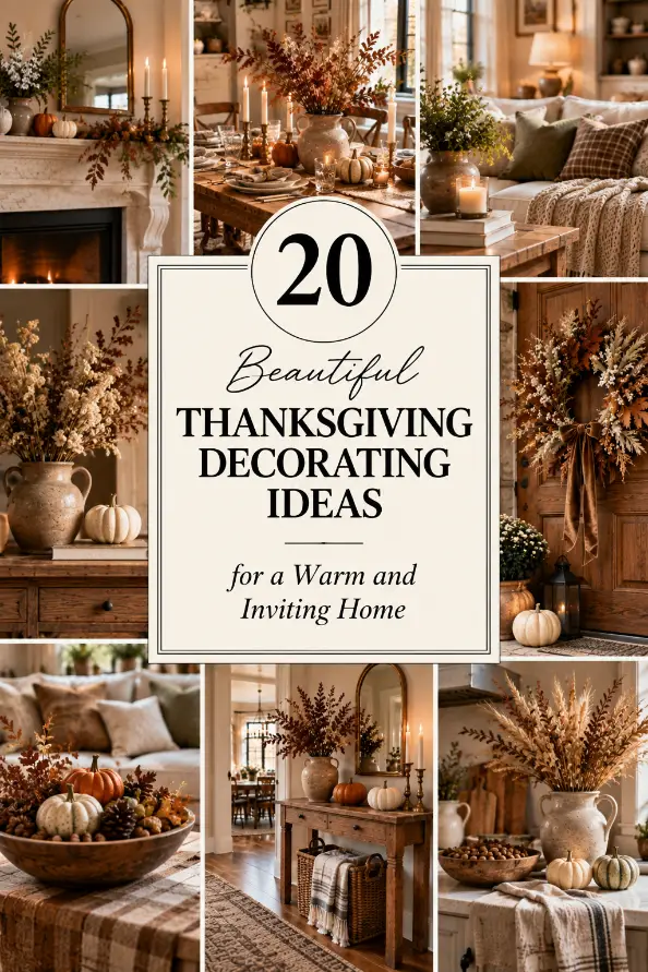 20 Thanksgiving Decor Ideas for a Warm & Welcoming Home