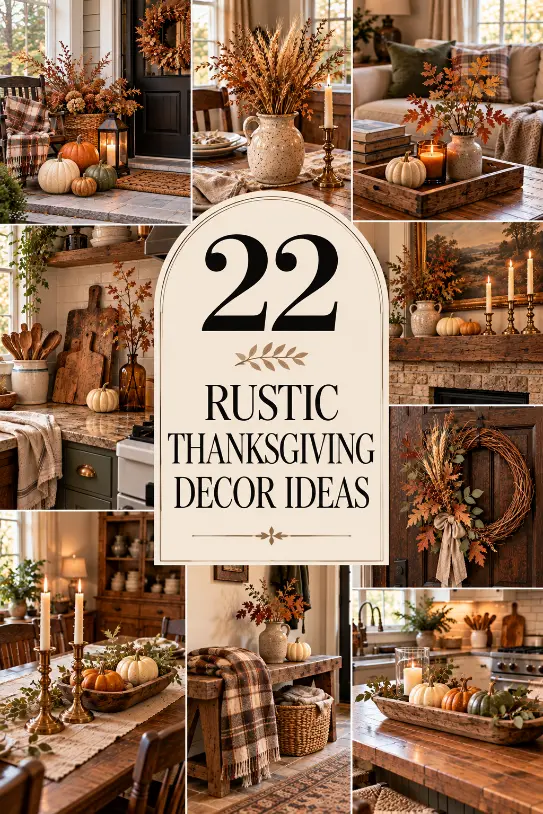 22 Rustic Thanksgiving Decor Ideas for a Cozy Home
