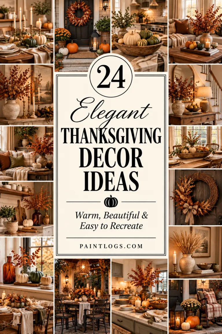 24 Elegant Thanksgiving Decor Ideas for a Warm Home