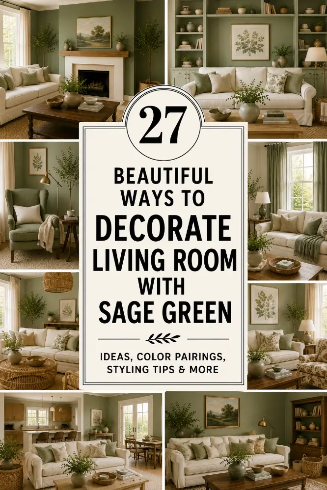 27 Sage Green Living Room Ideas for a Calm & Stylish Home