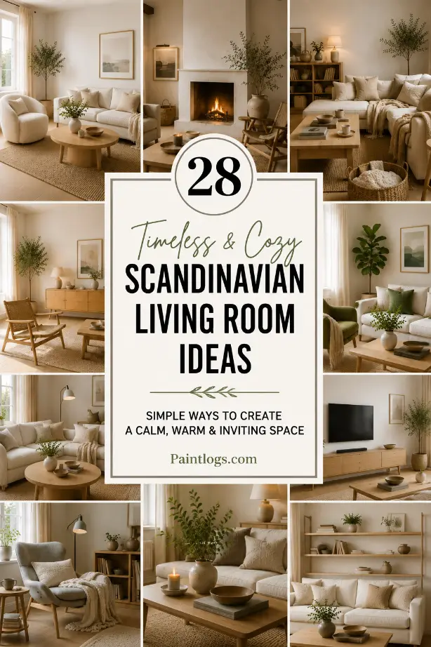 28 Scandinavian Living Room Ideas