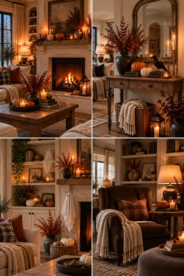 4 Cozy Halloween Living Room Ideas to Try