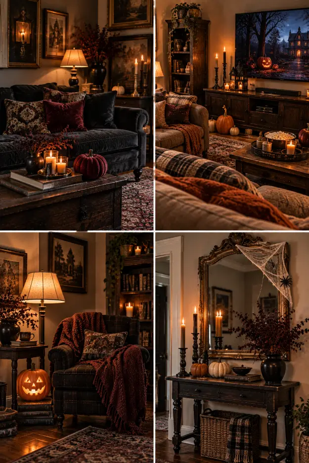 4 Cozy & Moody Halloween Decor Ideas