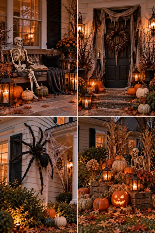 4 Creepy Outdoor Halloween Decorating Ideas