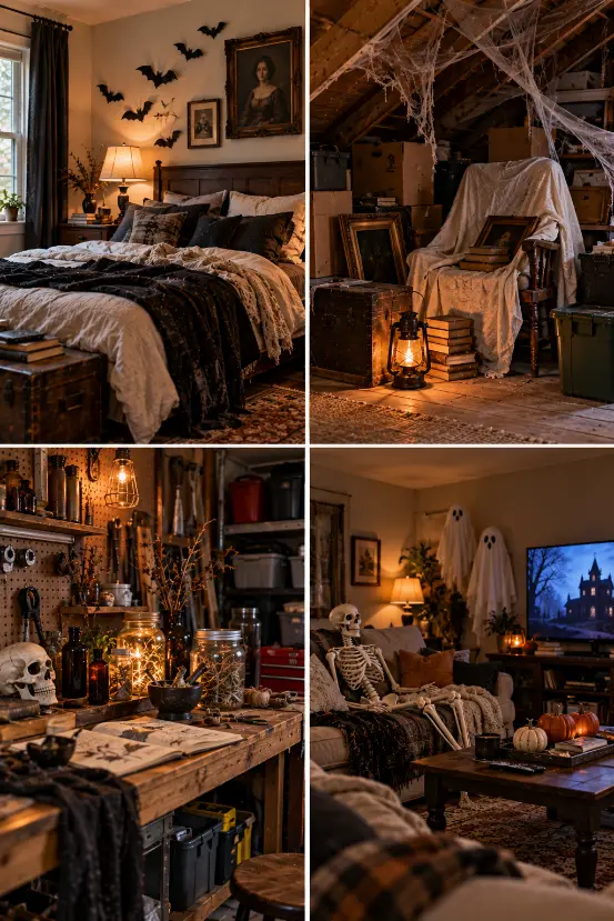 4 DIY Haunted House Ideas for a Halloween Party