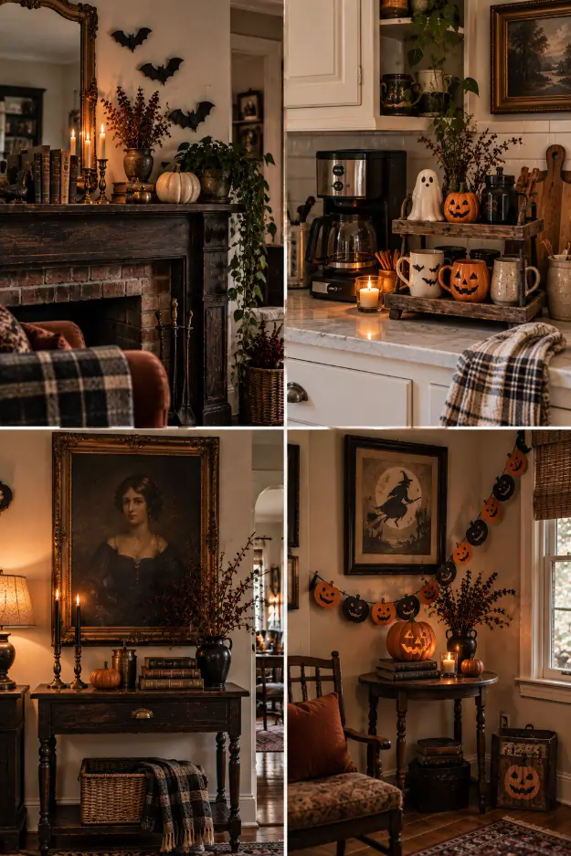 4 Easy Vintage Halloween Decor Ideas