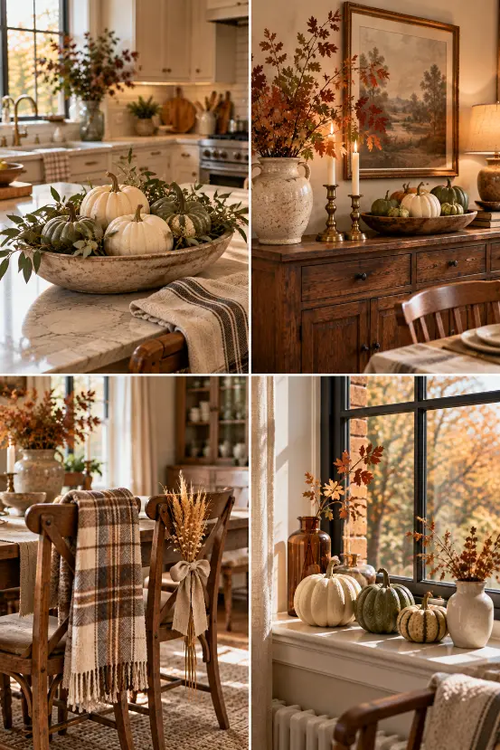 4 Elegant Neutral Thanksgiving Decorating Ideas